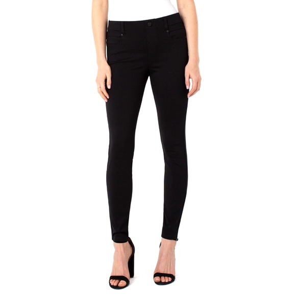 Liverpool Jeans Company Pants - LIVERPOOL // NWOT Stretch Black Skinny Leg Jeggings Size 14